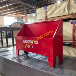 kệ để bình chữa cháy 700x500x200 sơn tĩnh điện, giá rẻ