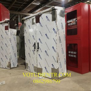 Tủ điện inox 2 lớp cánh 2200x2000x400 