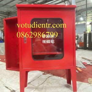 Tủ đựng dụng cụ PCCC chia 2 ngăn giá rẻ tại Hà Nội