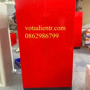 Tủ điện PCCC lắp thanh gá thiết bị sơn tĩnh điện tại Hà Nội