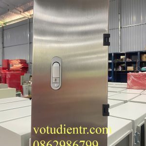 Tủ điện inox 304 trong nhà có tấm panel 1 lớp cánh tại Hà Nội