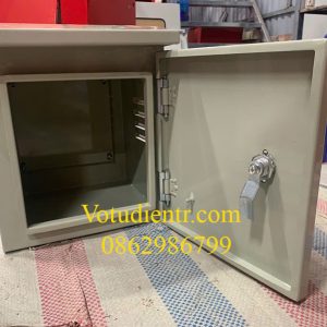 Tủ điện 1 lớp cánh có hèm chống nước tấm panel 350x250x150x0,8mm giá tốt tại xưởng