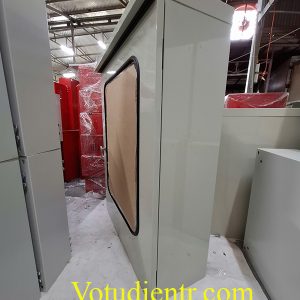 Vỏ tủ điện ngoài trời cánh ngoài gắn mica 600x400x250x1mm hai lớp cánh giá tốt tại Hà Nội
