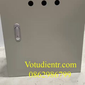Vỏ tủ điện 2 lớp cánh sơn tĩnh điện có panel, kích thước 600x400x250, giá rẻ Hà Nội